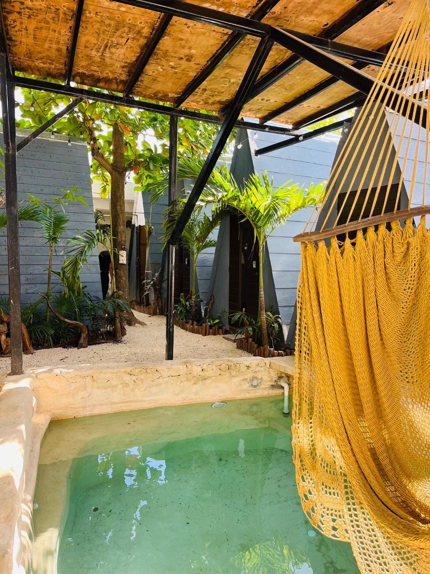 Kaibil Balam Aparthotel Tulum Bagian luar foto